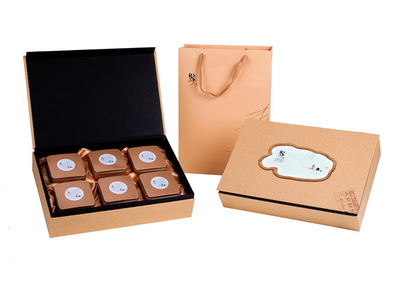 【义统包装2015年前新款 茶缘六罐装礼盒 金色茶叶包装盒】价格,厂家,图片,茶叶包装,广州市义统包装制品-